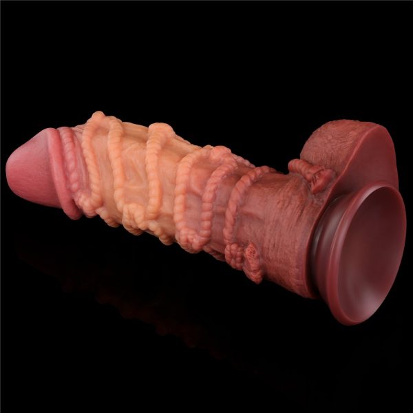 10.5'' Dual layered Platinum Silicone Cock with Rope #9 | ViPstore.hu - Erotika webáruház