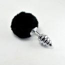 Spiral Pompon Metal Plug Black | ViPstore.hu - Erotika webáruház #1 - EAN 6970260904599 | SKU LVTOY00695