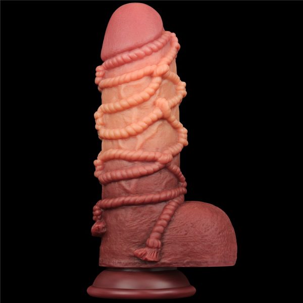 9.5'' Dual layered Platinum Silicone Cock with Rope #5 | ViPstore.hu - Erotika webáruház