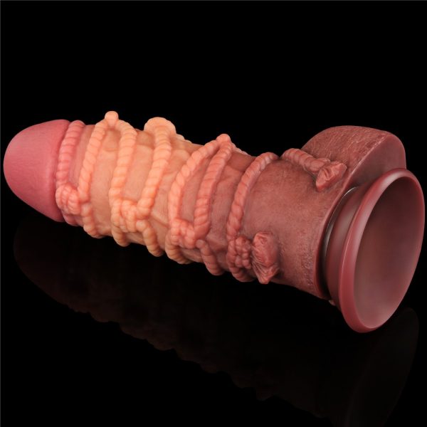 9.5'' Dual layered Platinum Silicone Cock with Rope #8 | ViPstore.hu - Erotika webáruház