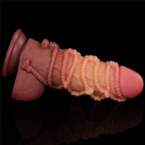 9.5'' Dual layered Platinum Silicone Cock with Rope #10 | ViPstore.hu - Erotika webáruház