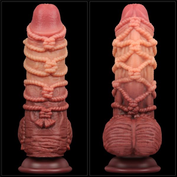 9.5'' Dual layered Platinum Silicone Cock with Rope #8 | ViPstore.hu - Erotika webáruház