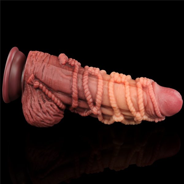 9.5'' Dual layered Platinum Silicone Cock with Rope #6 | ViPstore.hu - Erotika webáruház