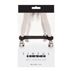 Sinful Soft Spreader Bar Black ViPstore.hu - Erotika Webáruház - Szexshop