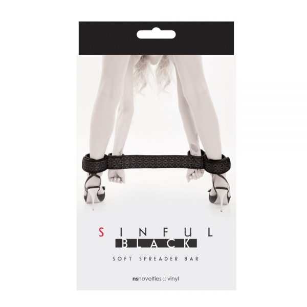 Sinful Soft Spreader Bar Black ViPstore.hu - Erotika Webáruház - Szexshop