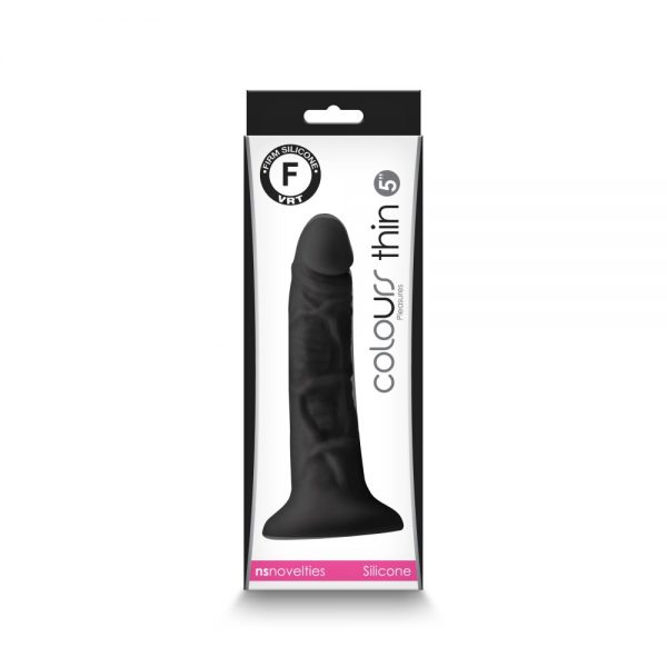 Colours – Pleasures – Thin 5" Dildo – Black ViPstore.hu - Erotika Webáruház - Szexshop 2