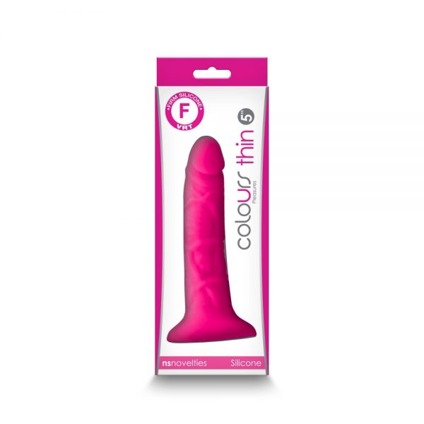 Colours - Pleasures - Thin 5" Dildo - Pink #2 | ViPstore.hu - Erotika webáruház