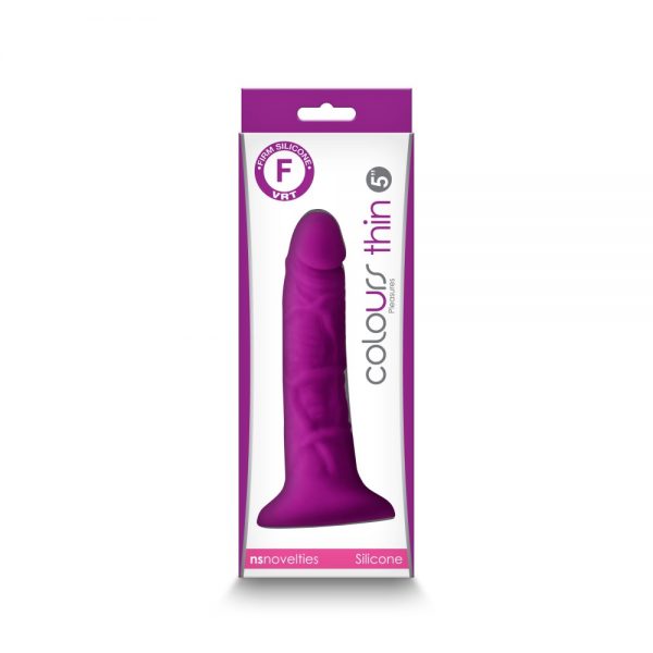 Colours - Pleasures - Thin 5" Dildo - Purple #2 | ViPstore.hu - Erotika webáruház