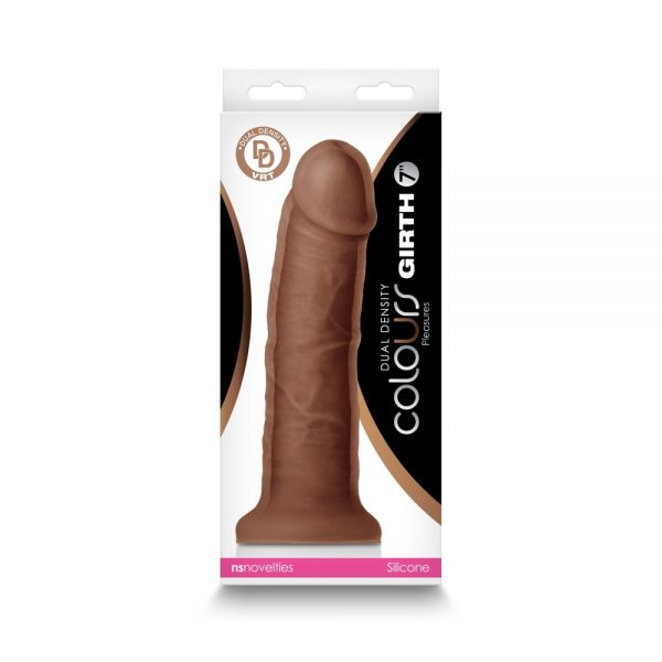 Colours – Dual Density – 7" Girth Dildo – Brown ViPstore.hu - Erotika Webáruház - Szexshop