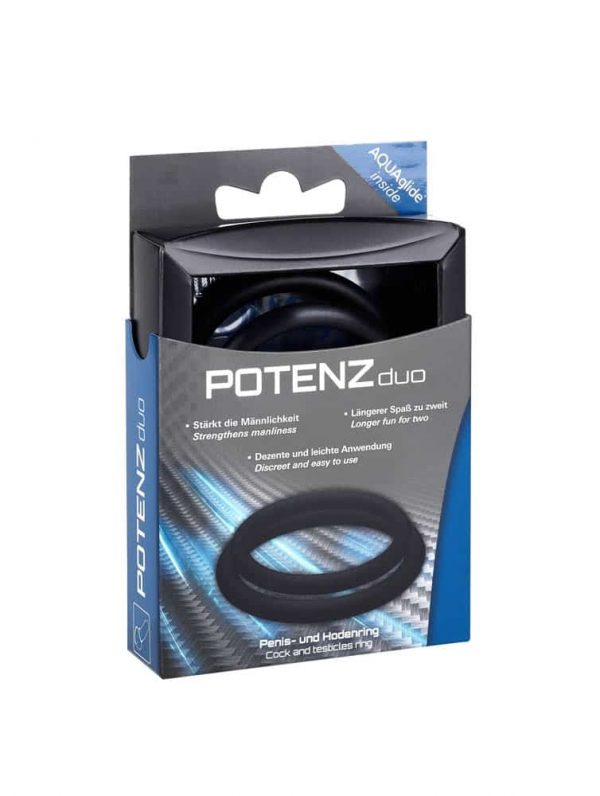 POTENZduo Black Size M #3 | ViPstore.hu - Erotika webáruház