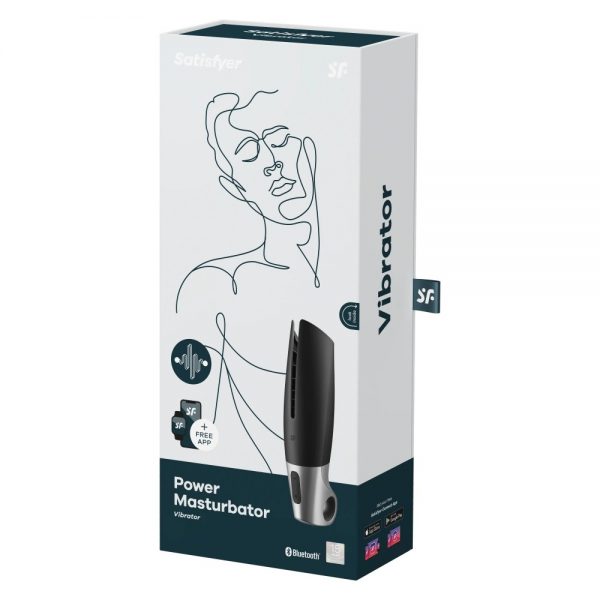 Power Masturbator black silver #1 | ViPstore.hu - Erotika webáruház