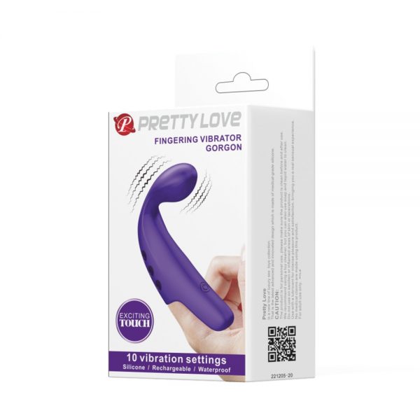 Pretty Love Gorgon Fingering Vibrator Black #1 | ViPstore.hu - Erotika webáruház