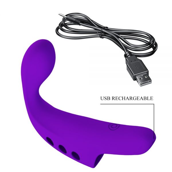 Pretty Love Gorgon Fingering Vibrator Black #9 | ViPstore.hu - Erotika webáruház