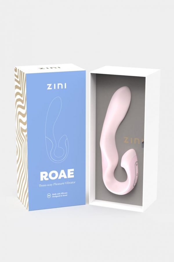Zini Roae SE Three-way Pleasure Vibrator Pink #3 | ViPstore.hu - Erotika webáruház