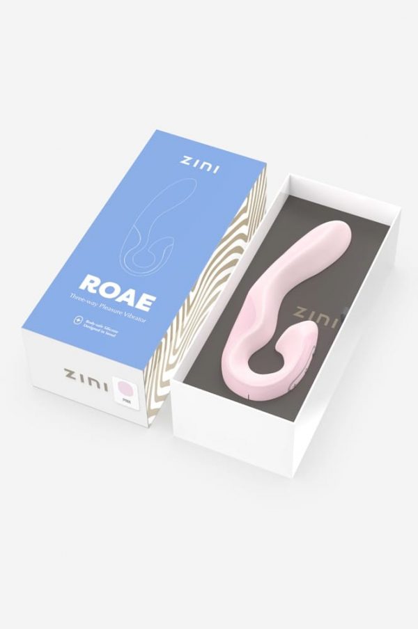 Zini Roae SE Three-way Pleasure Vibrator Pink #4 | ViPstore.hu - Erotika webáruház