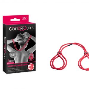COTTON CUFFS RED ViPstore.hu - Erotika Webáruház - Szexshop