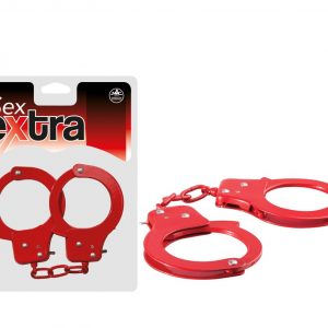 SEX EXTRA – METAL CUFFS RED ViPstore.hu - Erotika Webáruház - Szexshop