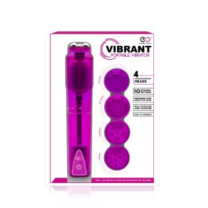 VIBBRANT PORTABLE VIBRATOR PURPLE ViPstore.hu - Erotika Webáruház - Szexshop