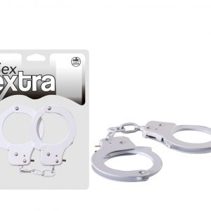 SEX EXTRA – METAL CUFFS WHITE ViPstore.hu - Erotika Webáruház - Szexshop