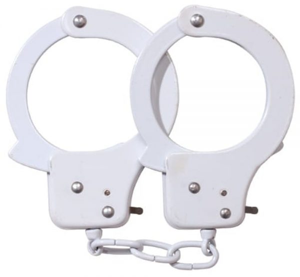 SEX EXTRA - METAL CUFFS WHITE #2 | ViPstore.hu - Erotika webáruház