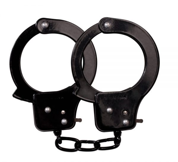 SEX EXTRA - METAL CUFFS BLACK #2 | ViPstore.hu - Erotika webáruház