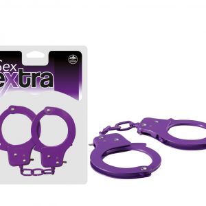 SEX EXTRA - METAL CUFFS PURPLE #1 | ViPstore.hu - Erotika webáruház