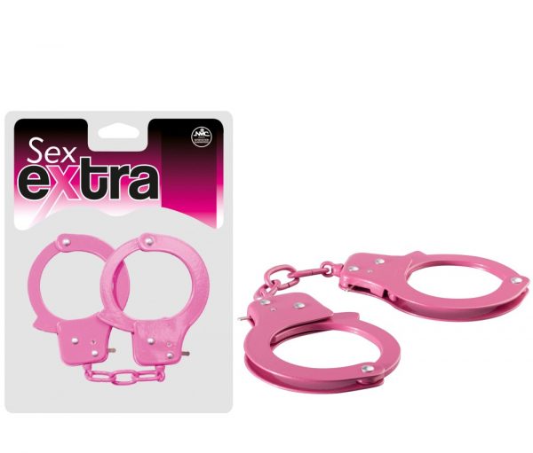 SEX EXTRA - METAL CUFFS PINK #1 | ViPstore.hu - Erotika webáruház