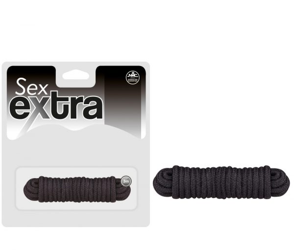 SEX EXTRA - LOVE ROPE BLACK #1 | ViPstore.hu - Erotika webáruház