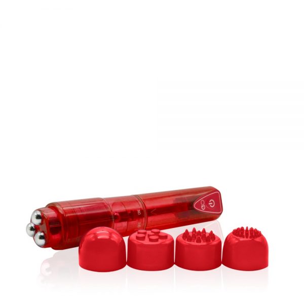 VIBBRANT PORTABLE VIBRATOR RED #3 | ViPstore.hu - Erotika webáruház