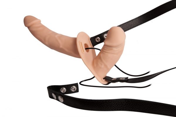 DOUBLE THRUSTER VIBE WITH HARNESS FLESH ViPstore.hu - Erotika Webáruház - Szexshop 3