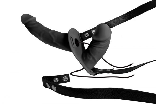 DOUBLE THRUSTER VIBE WITH HARNESS BLACK #2 | ViPstore.hu - Erotika webáruház