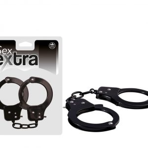 SEX EXTRA - METAL CUFFS BLACK #1 | ViPstore.hu - Erotika webáruház