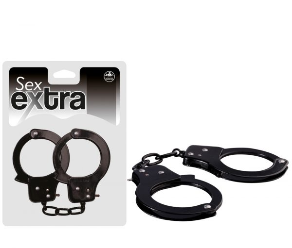SEX EXTRA – METAL CUFFS BLACK ViPstore.hu - Erotika Webáruház - Szexshop