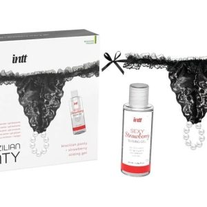 BLACK BRAZILIAN PANTY + SLINDING GEL ViPstore.hu - Erotika Webáruház - Szexshop 2