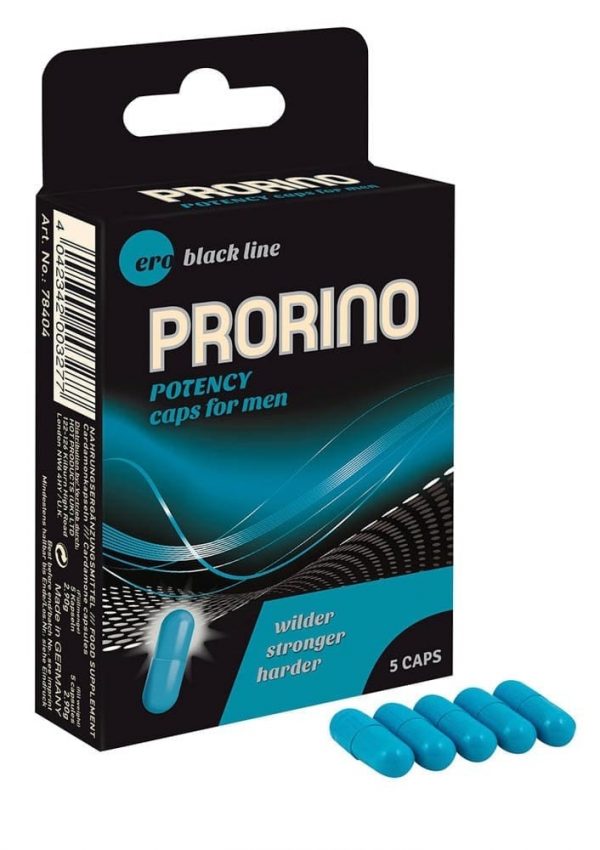 PRORINO Potency Caps for men 5 pcs ViPstore.hu - Erotika Webáruház - Szexshop