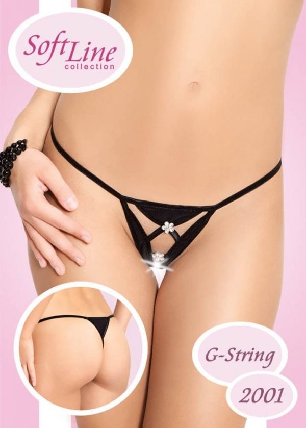 G-String 2001{} black SL ViPstore.hu - Erotika Webáruház - Szexshop