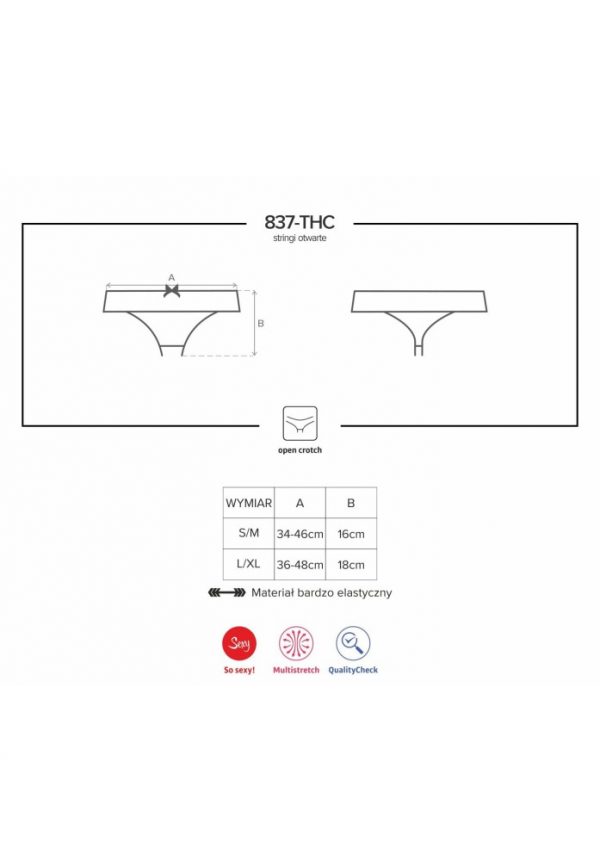 837-THC-1 crotchless thong L/XL #3 | ViPstore.hu - Erotika webáruház