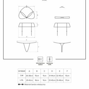 838-SET-3 set 2-pcs red S/M