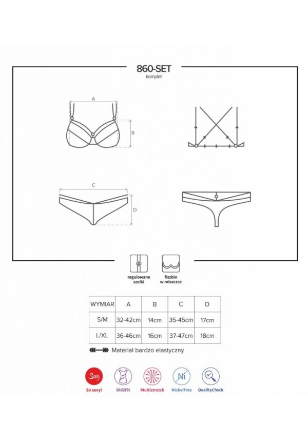 860-SET-2 2 pcs set white  S/M ViPstore.hu - Erotika Webáruház - Szexshop 3