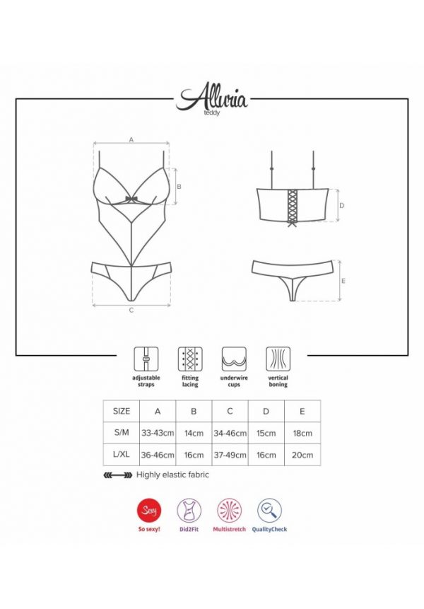 Alluria teddy  S/M ViPstore.hu - Erotika Webáruház - Szexshop 3