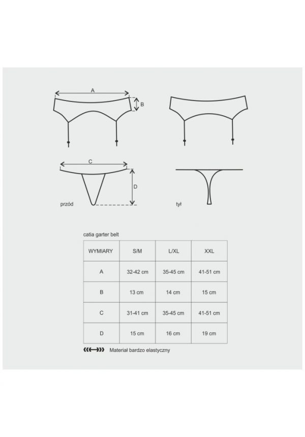 Catia garter belt & thong  S/M #3 | ViPstore.hu - Erotika webáruház