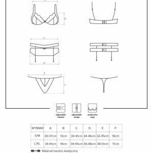 Heartina 3 pcs set L/XL