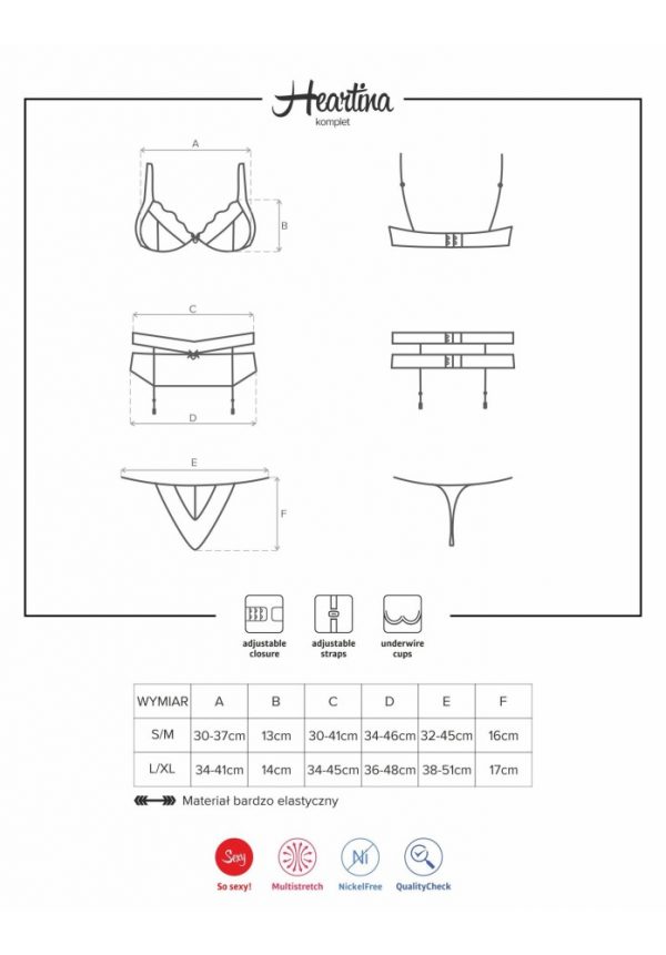 Heartina 3 pcs set L/XL ViPstore.hu - Erotika Webáruház - Szexshop 3