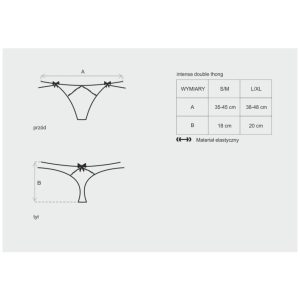 Intensa double thong L/XL