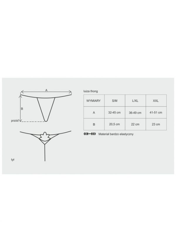 Luiza thong red L/XL ViPstore.hu - Erotika Webáruház - Szexshop 3