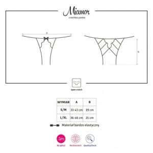 Miamor crotchless panties L/XL