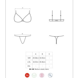 Tulia 2 pcs set cupless XS/S