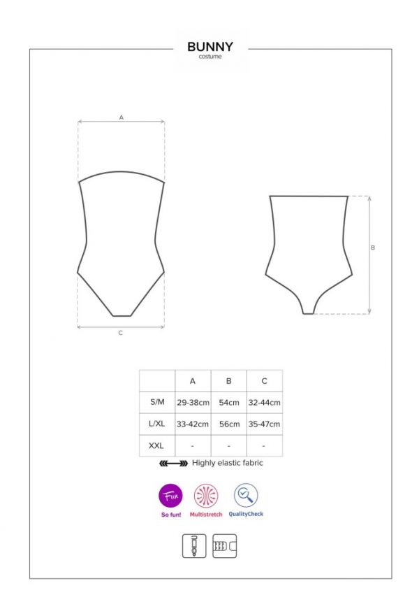 Bunny costume L/XL black ViPstore.hu - Erotika Webáruház - Szexshop 5