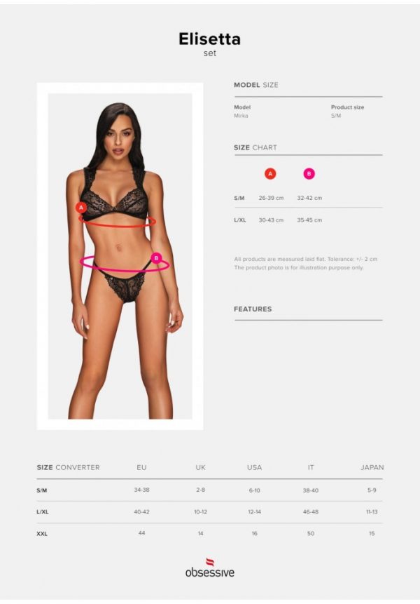 Elisetta 2-pcs set  S/M ViPstore.hu - Erotika Webáruház - Szexshop 5