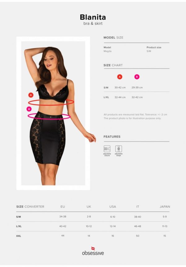 Blanita 2-pcs set black  S/M ViPstore.hu - Erotika Webáruház - Szexshop 7